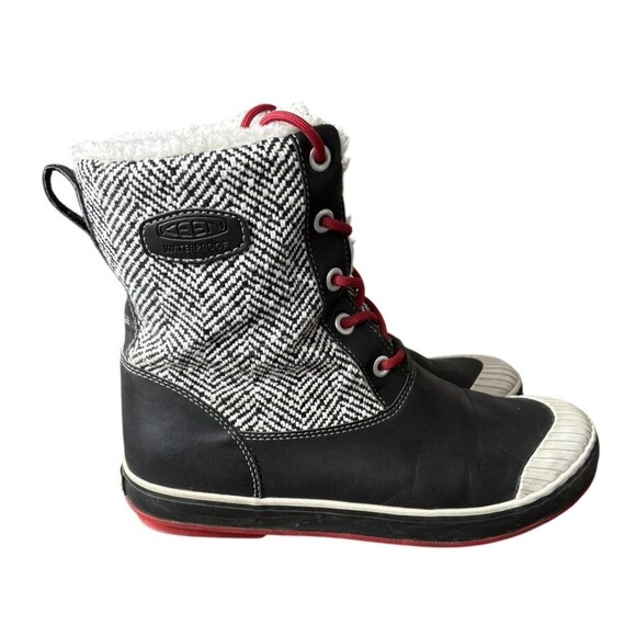 Keen Women's Elsa Boot Chili Pepper Wool Striped‎ Waterproof Size 8 - Picture 1 of 6